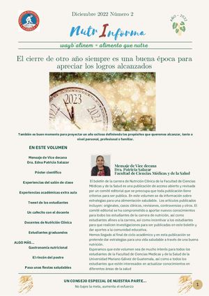 Segundo Boletín Nutrición Clínica (1)