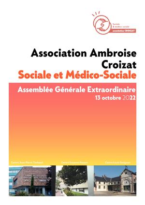 AAC Sociale et Médico-Sociale - Compte-rendu de l'AG du 13 octobre 2022