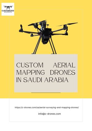 CUSTOM MAPPING DRONES IN SAUDI ARABIA