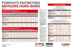 Forfaits Entretien Yamaha