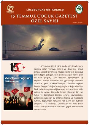 15 Temmuz Okul Gazetesi