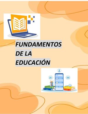 Portafolio De Fundamentos De La Educación (