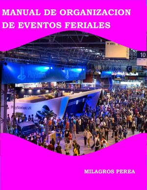 Manual De Organización de Eventos Feriales