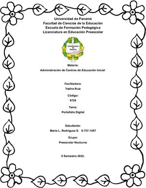 Portafolio Digital María L Rodríguez 9 737 1457