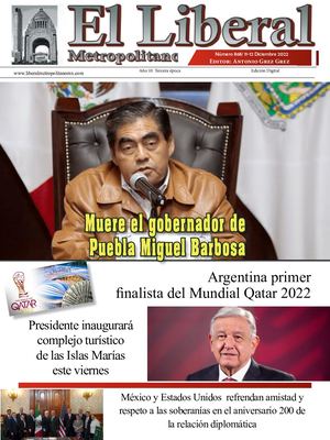 Liberal Metropolitano 13 Diciembre 2022 Numero 869 Tercera Epoca