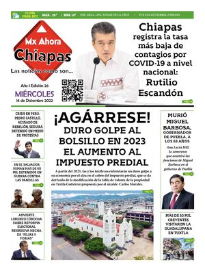 Mx Ahora Chiapas 14 Diciembre