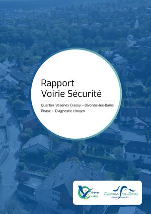 Rapport Sécurité sur voirie du Quartier Vésenex-Crassy