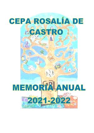 Memoria 21 22 Cepa Rosalia De Castro Leganes