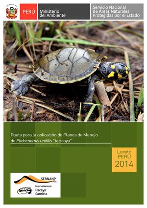 225 Planes De Manejo Taricaya