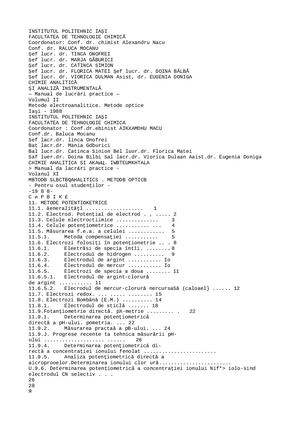 Nacu, Alexandru - Chimie Analitica Si Analiza Instrumentala - Vol 1 - Scan