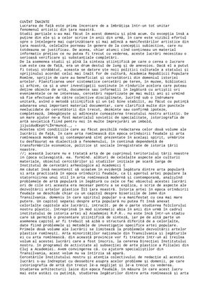 Scurta Istorie A Artelor Plastice In R P R (Vol 1).