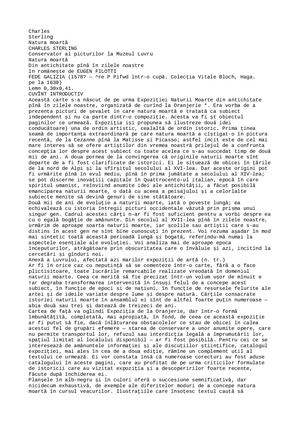 Sterling, Charles - Natura Moarta