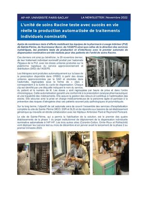 N°27 I L’unité De Soins Racine Dni