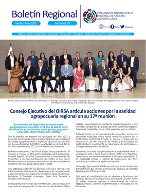 Boletín Regional OIRSA - noviembre 2022