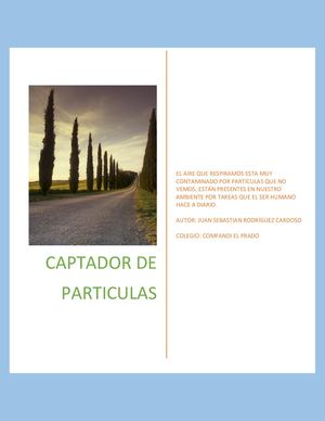 Revista captador de partículas