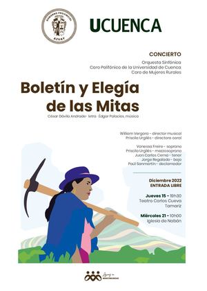 Boletín y Elegía de las Mitas - programa de mano