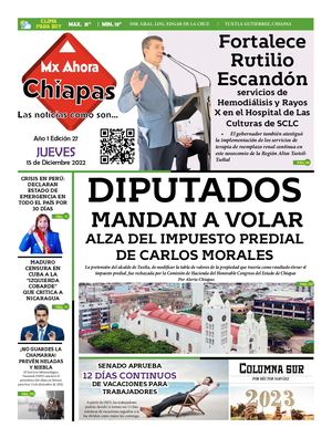Mx Ahora Chiapas 15 Diciembre