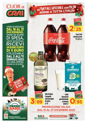 Volantino Cuor di Crai Regina dal 15 al 27 dicembre