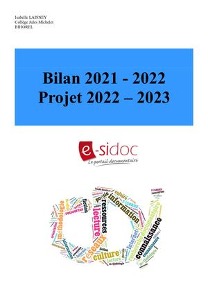 Bilan Projet 2021 2023