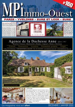 MPIMMO-OUEST N°160 Décembre/Janvier 2023 - Magazine virtuel interactif immobilier Ouest Parisien