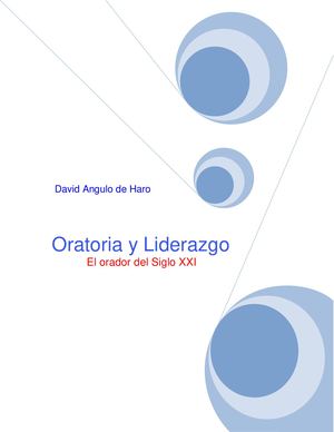 03 Oratoria Y Liderazgo Autor David Angulo De Haro