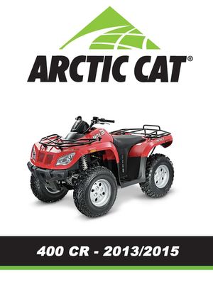Arctic Cat 400 CR 2013-2015