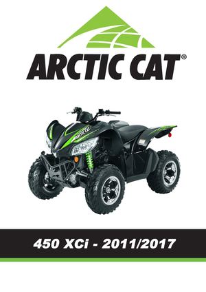 Arctic Cat 450 XCi 2011-2017