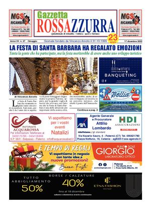 Gazzetta Rossazzurra Anno Vii N 27 Del 17 12 2022