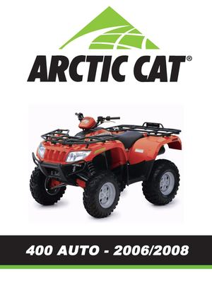 Arctic Cat 400 Auto 2006-2008