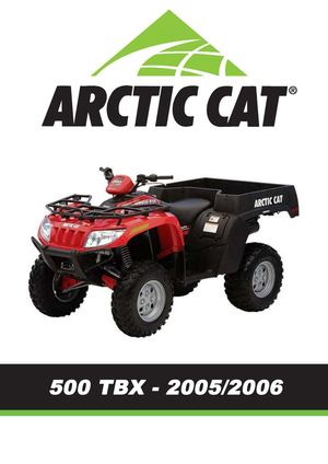 ARCTIC CAT 500 TBX 2005 2006