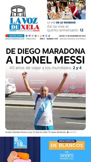 EDICIÓN DIGITAL #1347 del diario LA VOZ DE XELA