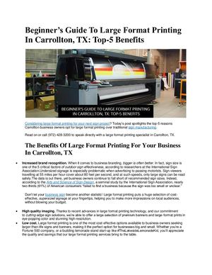 Calaméo - Beginner’s Guide To Large Format Printing In