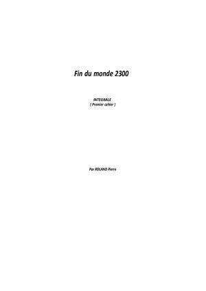 FIN MONDE 2300