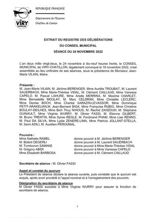 PV CM 24 Novembre 2022