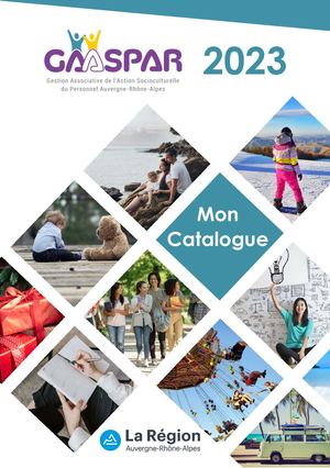 Mon Catalogue Gaaspar 2023