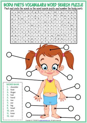 Body Parts Vocabulary