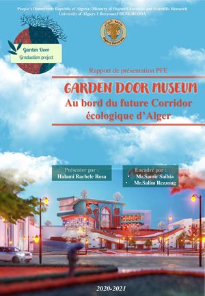 Rapport Pfe -  Projet d'un musé écologique dans un milieu  urbain