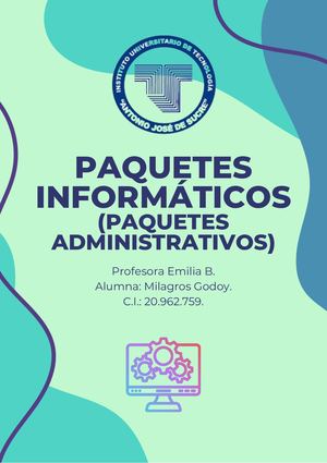 Paquetes Informáticos