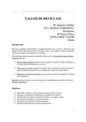 Tallerreciclaje