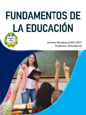 2examen Fundamentos De La Educacion