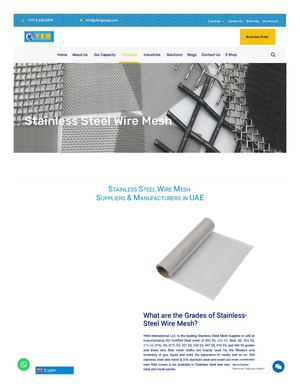 Stainless Steel Wire Mesh Supplier & Manufacturer