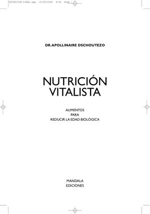Nutricion vitalista