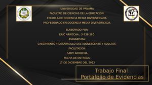 Portafolio Semestral Crecimiento Y Desarrollo