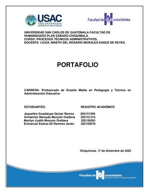 Portafolio Procesos Técnicos Administrativos