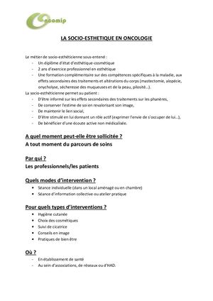Document D'information Professionnels V062013 Oncomip