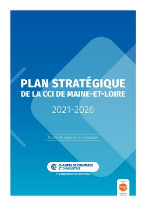 Plan stratégique CCI49 - feuille de la mandature 2021-2026