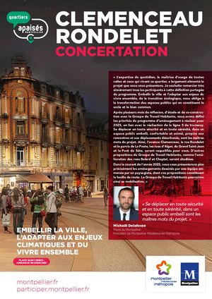 Concertation Clemenceau Rondelet : actions engagées