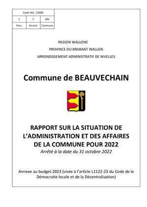Rapport Annuel 2022
