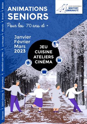 Animations seniors - Janvier-février-mars 2023