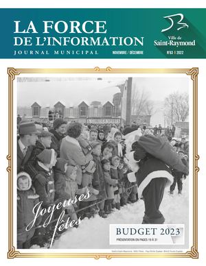Journal municipal novembre-décembre 2022 - Ville de Saint-Raymond